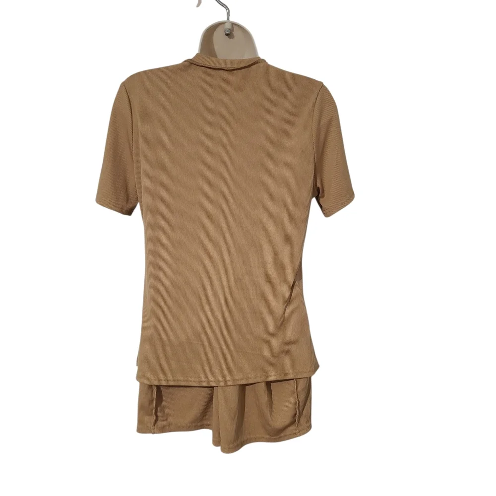 Tan Two Piece Set - Picture 2 of 5